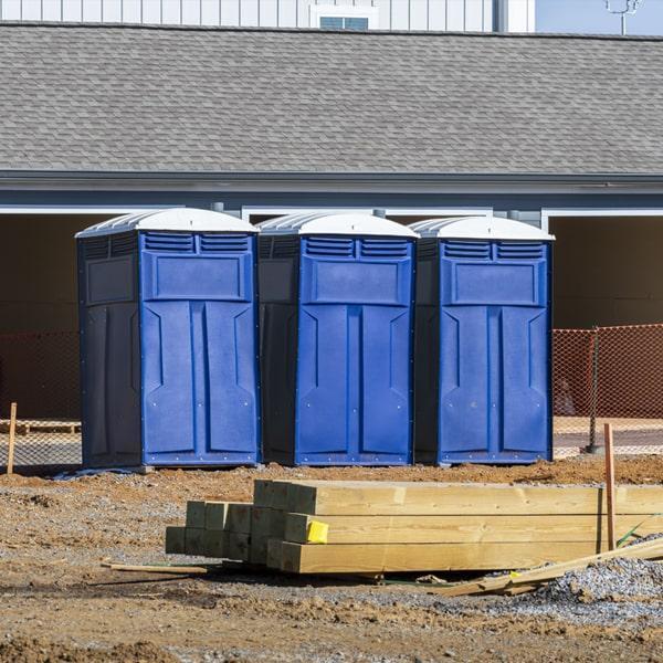 Heavy-duty construction site porta potty in Kankakee, Illinois